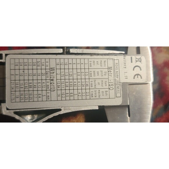 General Digital Fractional Caliper w Extra-Large LCD Screen 3 Mode Display 6-In - Picture 4 of 16